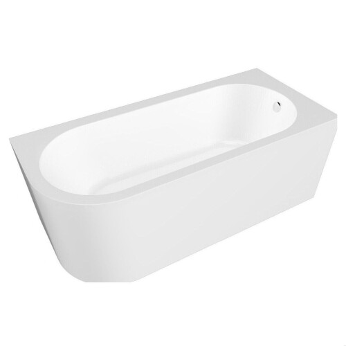 Balterley Balterley 1600mm Right-Hand Curved Bath With Legs And Panel