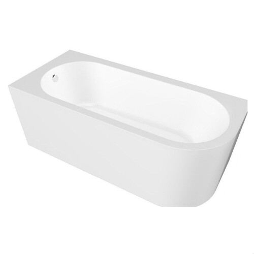 Balterley Balterley 1600mm Left-Hand Curved Bath With Legs And Panel