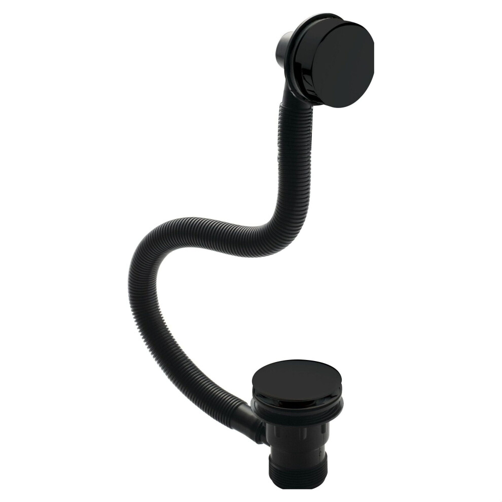 Balterley Round Push Button Bath Waste - 70 X 70Mm - Black