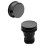 Balterley Round Push Button Bath Waste - 70 x 70mm - Brushed Pewter 1