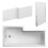 Balterley Balterley 1600mm Right-Hand Square Shower Bath And Panel Set 1