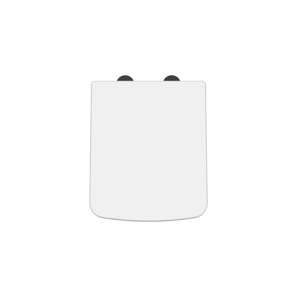 Balterley Square Soft Close Toilet Seat With Top Fix Hinge 5056883797112