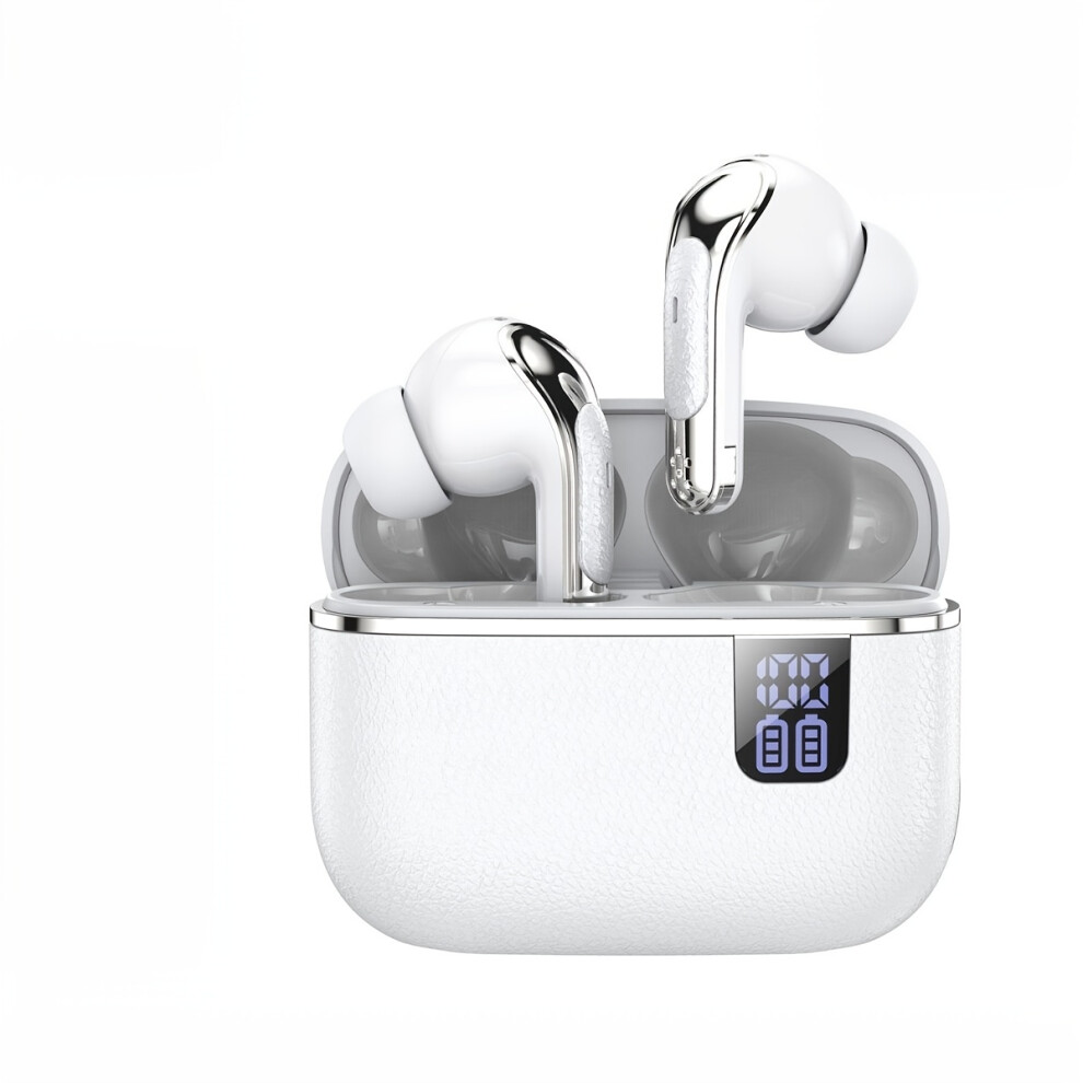 (White) Wireless Headphones Headphones Earbuds - Unrivaled True Wireless Freedom Ergonomic Design For Ultimate Comfort Hifi White 5062264038934