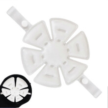 Cuscinetto rinfrescante in gel per casco da bicicletta, riutilizzabile, regolabile, materiale traspirante e fresco per uso prolungato