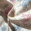 Bequemer Badeanzug, einteiliges Design,-Creme-Blumen-L 5