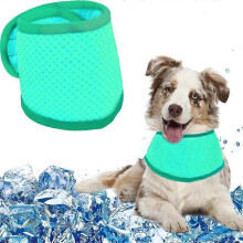 Bandana refrescante para perro, collar de cuello transpirable para mascotas, ligero y cómodo para días calurosos, ideal para paseos y verano