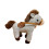 Lovely Plush Horse Keyring Charm Pendant For Backpack-Gray 1