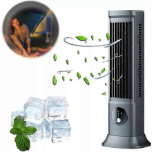 Ventilatore portatile di raffreddamento per auto e abitacolo, climatizzatore compatto a basso consumo, silenzioso ed efficiente, ideale per auto, cami