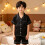 2-teiliges Pyjama-Set aus Polyester für Jungen und-hellgrau 160 5