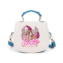 (Blue 5, 14.6*7*17cm) Barbie Cute Girls Crossbody Bag Outdoor Portable Handbag Fashion and Casual