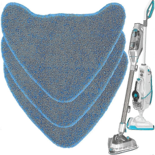 Vax Steam Mop Replacement Pads, 3-Pack Washable Microfiber for S7/S86-SF-C & Compatible Models