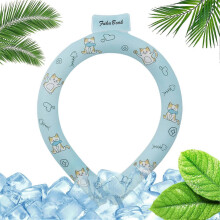 Halskoelring, Draagbare en Herbruikbare Nekwikkel, Ijskraag voor de Nek, Koelaccessoire voor Warm Weer, Gel Koelpakket voor de Nek