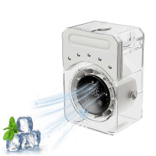 3-in-1 Mini-Klimagerät mit Ventilator, Luftbefeuchter und Sprühfunktion, 500-ml-Tank, USB-Aufladung, energiesparend und kompakt