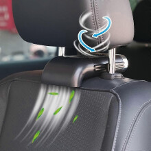 2026 Auto ventilator voor luchtcirculatie voorin en achterin, energiezuinige USB-autoventilator voor koeling, stille en draagbare ventilator voor auto