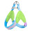 Soft Meshes Dog Harnesses Leashes Breathable-Emerald green S 1