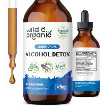 Vilda & Organiska Alkohol Detox Droppar - Lever & Njure Renande med Mjölktistel