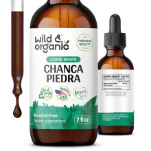 Wild & Organic Chanca Piedra Druppels - Nierstenen & Galblaas Ondersteuning - Kruidentinctuur voor Urineweggezondheid