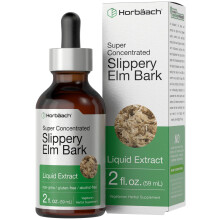Horbach Slippery Elm Flüssigextrakt | 60 ml | Vegetarisch | Alkohol-Frei | Non-GMO, Glutenfrei