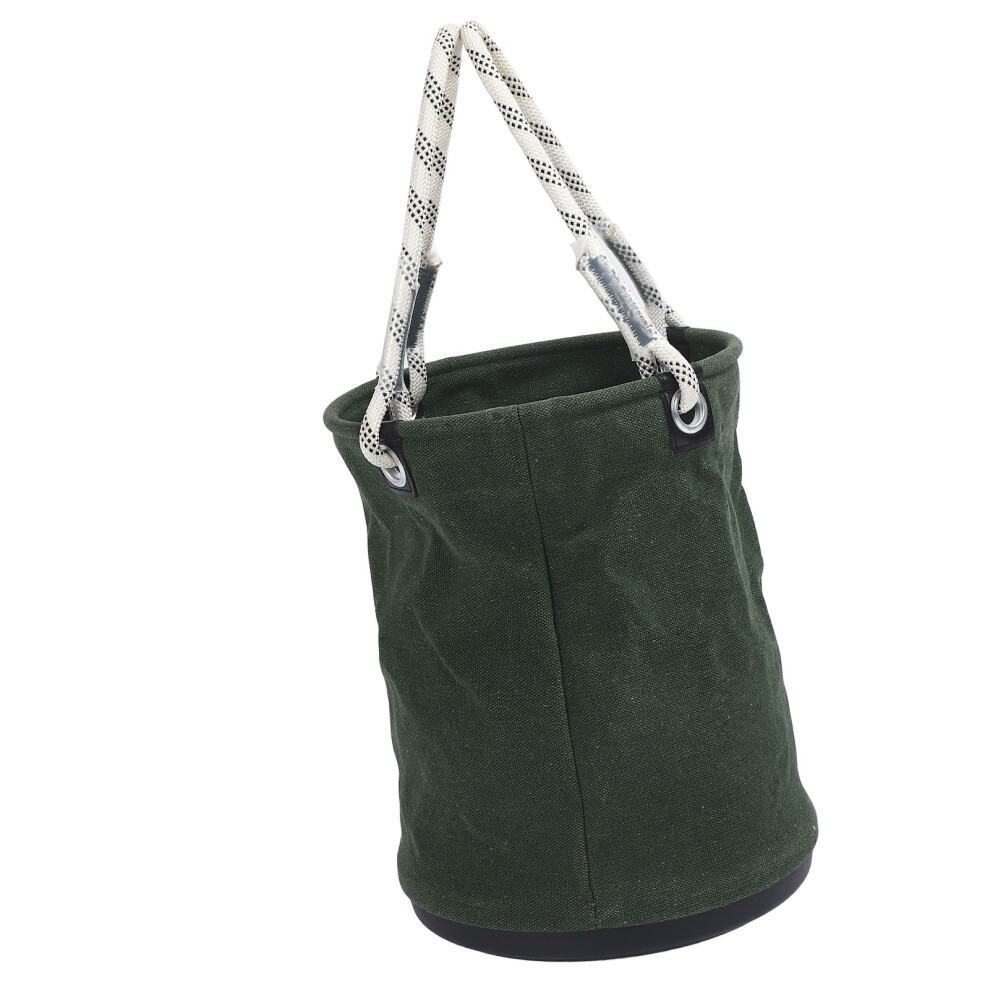 Green Canvas Bucket 40x30cm 30kg