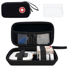 Borsa da Viaggio per Diabetici, Organizer per Kit di Test della Glicemia
