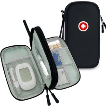 Maletín ICIMBI para Suministros Diabéticos, Organizador de Kit de Pruebas de Diabetes