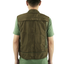 Ventilated Fishing Vest Mesh Pockets