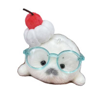 Poupée de phoque en peluche apaisante, jouet anti-Stress,-UN
