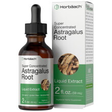 Horbach Astragalus Root Extract Liquid | 2 fl oz | Alcohol Free Tincture | Super Concentrated | Vegetarian, Non-GMO, Gluten Free