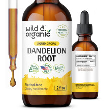Natuurlijke & Biologische Dandelion Root Supplement Druppels - Lever Ondersteuning - Dandelion Tinctuur voor Detox