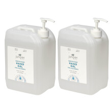 Juniper CLEAN Handgel met 70% Alcohol 4 liter met Pomp (Set van 2)