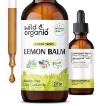 Natuurlijke & Biologische Citroenmelisse Druppels - Ontspannende Extract - Vegan, Suiker & Alcoholvrij - 2