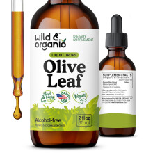 Extract van Olijfolie Blad - Antioxidant & Ondersteuning van het Immuunsysteem - Vegan Drops