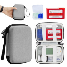 Borsa Rigida per Forniture Diabetiche, Custodia per Kit di Test per Diabete