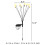Solar Decorative Firefly Lamp 6 Head 2pk 5