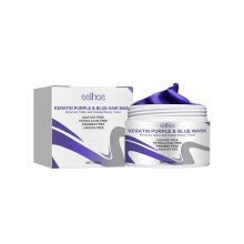 Purple hair mask moisturizes split ends, perms and dyes dry, frizzy hair, smoothes and moisturizes hair mask