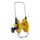 60m Capacity Manual Reel Cart Yellow 11