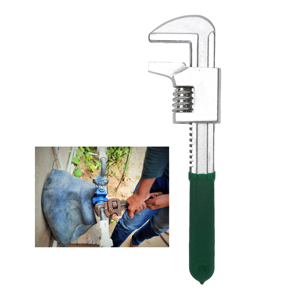 Green Cr-V Steel 11in Wrench