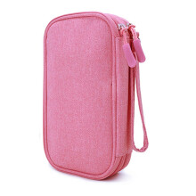 Organizador de viaje eYistar para suministros diabéticos: tiras, lancetas, agujas, medidor, toallitas, jeringas