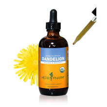 Extrait Liquide de Pissenlit Bio Herb Pharm pour Détoxification, Alcool de Canne Bio, 4 Oz