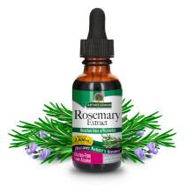 Nature's Answer Rosmarinbladextrakt med ekologisk alkohol, 30 ml | Främjar hårväxt | Hudvård | Huvudbottens återställning