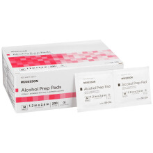Toallitas McKesson con Alcohol, 70% Isopropílico, Paquete de 400, Estériles, Individualmente Envueltas