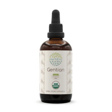 Extrait de Gentiane B120 sans alcool, gouttes liquides organiques USDA (4 fl oz)