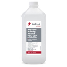 Dealmed Isopropyl Rubbing Alcohol 70% USP, Eerste Hulp Antiseptic, 16 fl. oz