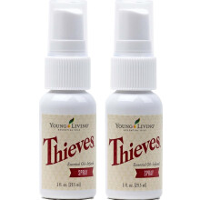 Young Living Thieves Spray | 1 oz | Draagbare Reinigingsspray, Gemaakt met Water & Alcohol, Ideaal voor Reizen