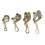 Multiple Purpose Wire Rope Clamps Carbon Steel Cable-1T 2
