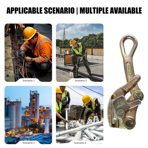 Multiple Purpose Wire Rope Clamps Carbon Steel Cable-1T 2