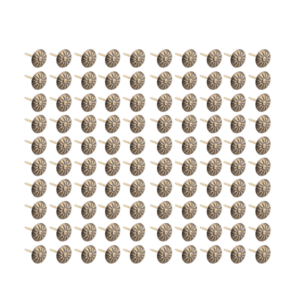 100 Vintage Bronze Upholstery Tacks 7444352934607