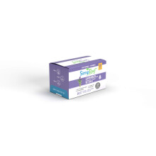 Simpleaf Flushable Lavender Våta Wipes | Paraben & Alkohol Fria | Hypoallergena & Säkra för Känslig Hud | Aloe Vera Formel |