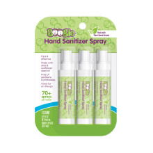 Boogie Kids Hand Sanitizer Spray voor Baby's & Peuters, Ideaal voor Luiertassen en Rugzakken, Plantaardige Alcohol, Met Aloë & Zonnebloemolie