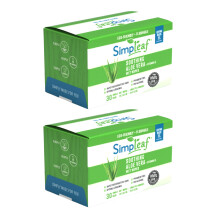 Simpleaf Flushable Aloe Vera Våtservetter | Paraben & Alkoholfri | Hypoallergeniska |